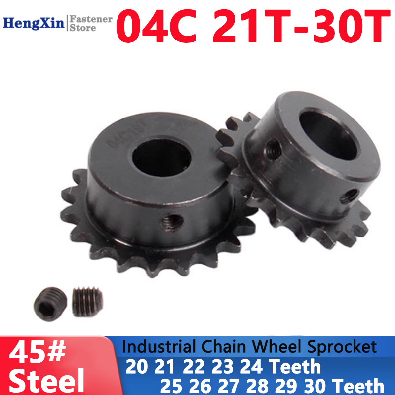 Chain Sprocket Set - 1pcs 21T-30T 04C 산업용 체인 휠